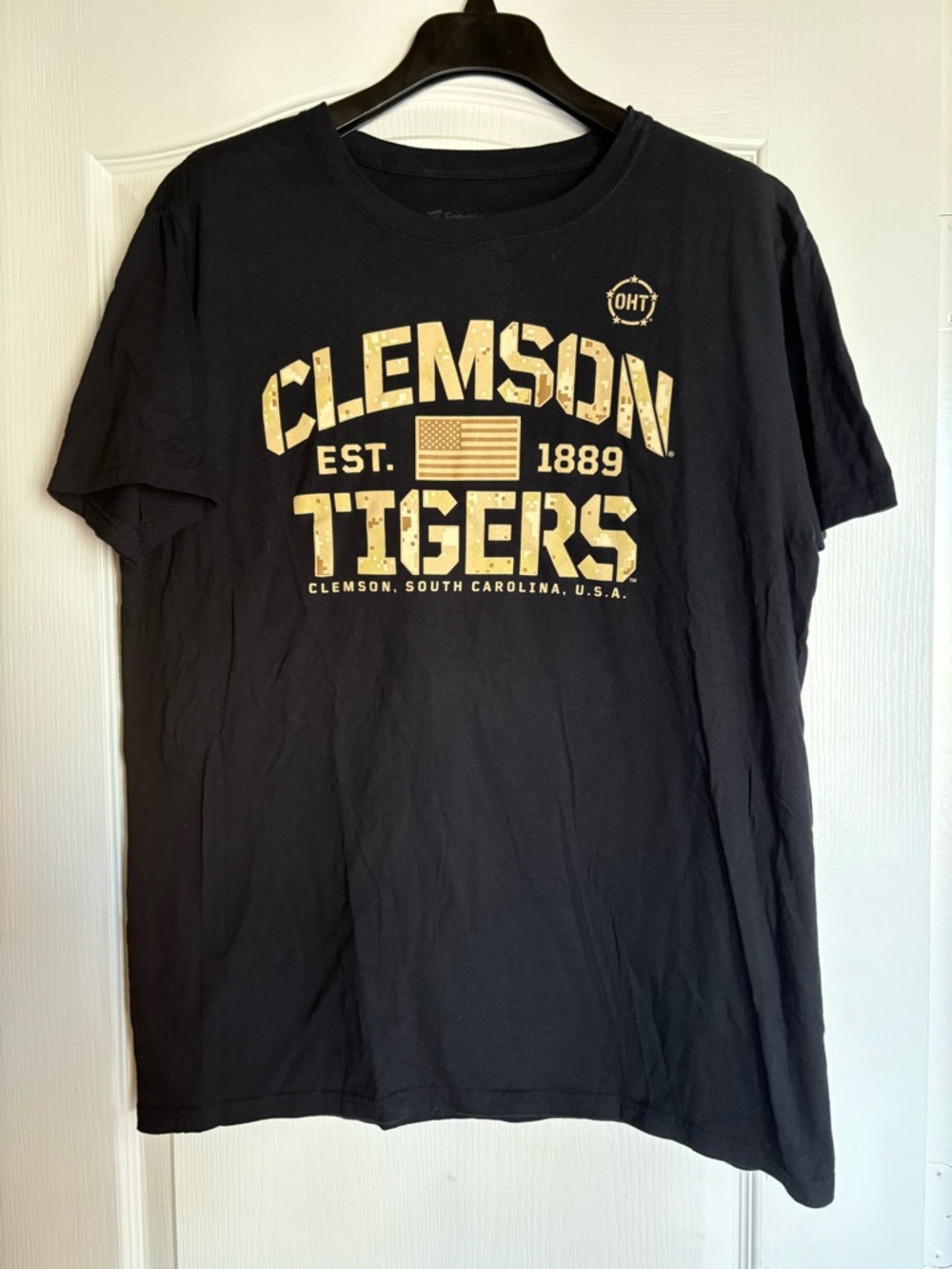 OHT Clemson Tigers T-shirt Fanatics Men's Size Large black
